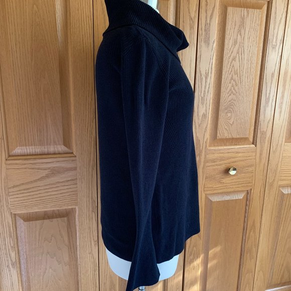 TALBOTS - Flounce Sleeve Cowlneck Sweater - Excellent Shape - Picture 3 of 10